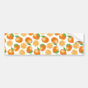 Waterverf tangerines bumpersticker