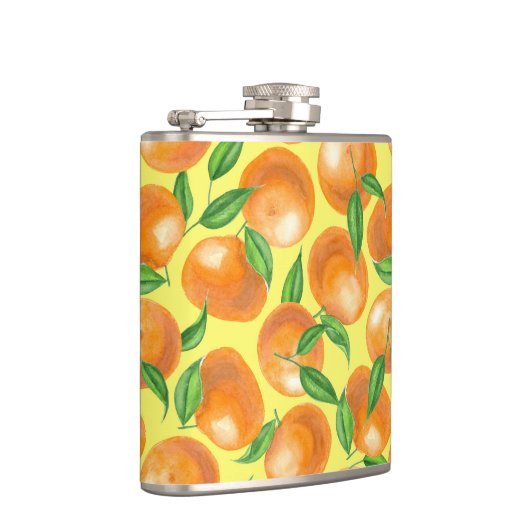 Waterverf tangerines heupfles (Rechts)