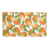 Waterverf tangerines kussensloop (Achterkant-Rechts)