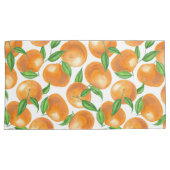 Waterverf tangerines kussensloop (Voorkant-Rechts)