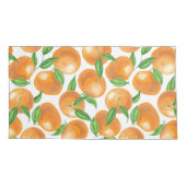 Waterverf tangerines kussensloop (Achterkant-Links)