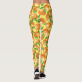 Waterverf tangerines leggings (Achterkant)
