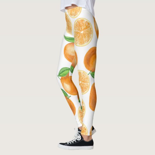 Waterverf tangerines leggings (Links)