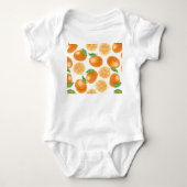 Waterverf tangerines romper (Voorkant)