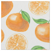 Waterverf tangerines stof (Close Up)