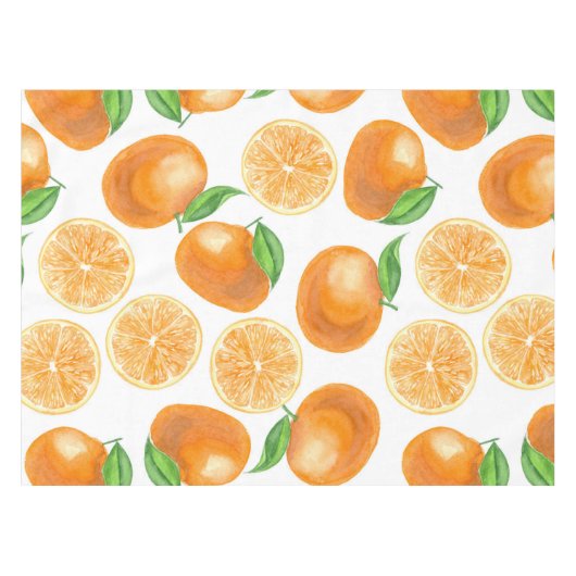 Waterverf tangerines tafelkleed (Voorkant (Horizontaal))