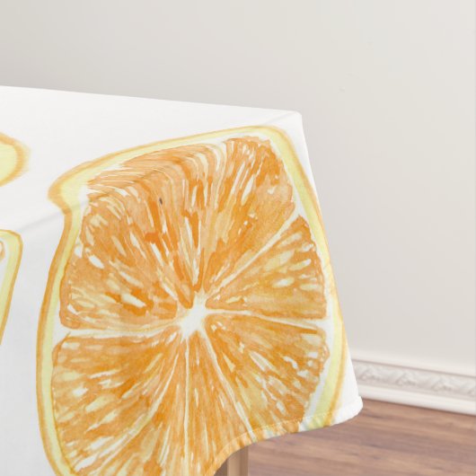 Waterverf tangerines tafelkleed (Voorbeeld)