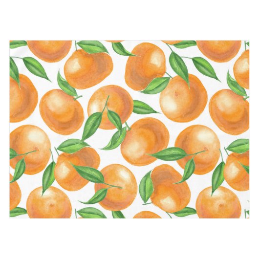 Waterverf tangerines tafelkleed (Voorkant (Horizontaal))