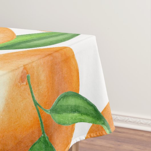 Waterverf tangerines tafelkleed (Voorbeeld)