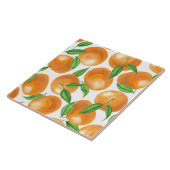 Waterverf tangerines tegeltje (Zijkant)