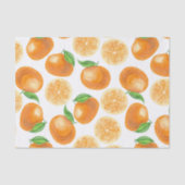 Waterverf tangerines tissuepapier (Voorkant)