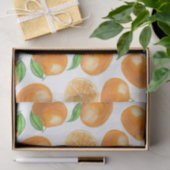 Waterverf tangerines tissuepapier (Geschenk)