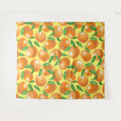 Waterverf tangerines wandkleed (Voorkant (horizontaal))