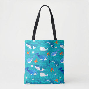 Waterverf Tas walvis