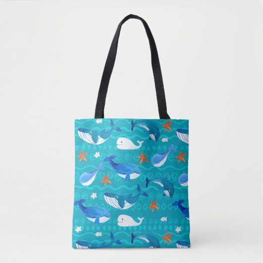 Waterverf Tas walvis (Voorkant)