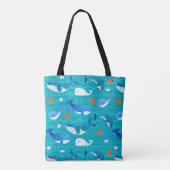 Waterverf Tas walvis (Achterkant)