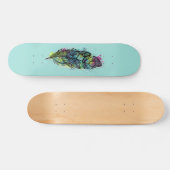 Waterverf Tattoo Persoonlijk Skateboard (Horizontaal)