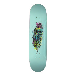 Waterverf Tattoo Persoonlijk Skateboard