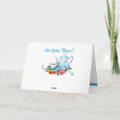  Waterverf Teapot & Cup Tea Party nodigt uit Kaart (Achterkant)