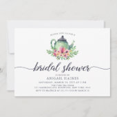 Waterverf Teapot Vrijgezellenfeest Kaart (Voorkant)