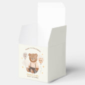 Waterverf Teddy Bear Baby shower Bedankdoosjes (Geopend)