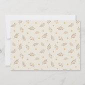 Waterverf Teddy Bear Baby shower Kaart (Achterkant)