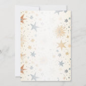 Waterverf Teddy Bear Baby shower Party Elegant Kaart (Achterkant)