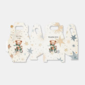 Waterverf Teddy Bear Sterren Groene Fietsfeest Bedankdoosjes (Uitgevouwen)