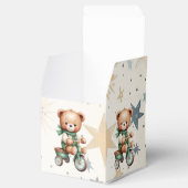 Waterverf Teddy Bear Sterren Groene Fietsfeest Bedankdoosjes (Geopend)