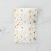 Waterverf Teddy Bear Sterren Groene Fietsfeest Bedankkaart (Binnen)