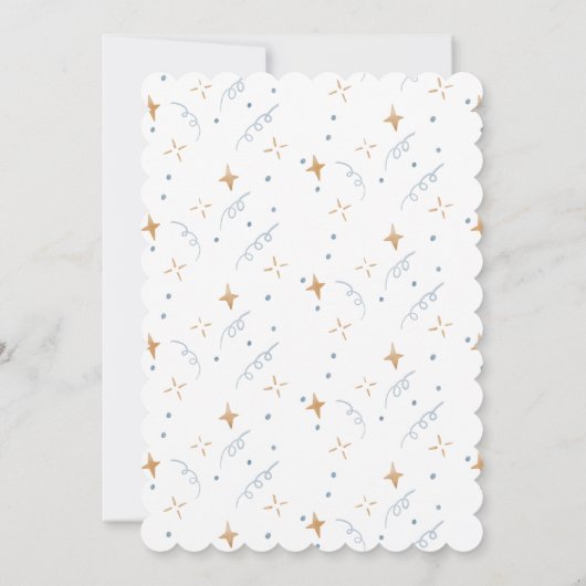 Waterverf, teddy en pom-poms, kinder verjaardag kaart (Achterkant)