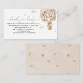 Waterverf teddybeer ballon baby sEnclosure Kaart (Voorkant / Achterkant)