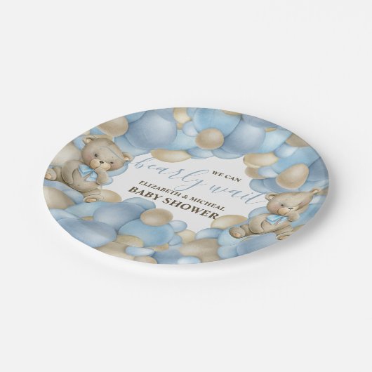 Waterverf Teddybeer ballon thema papier Bord (Gekanteld)