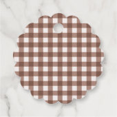 Waterverf teddybeer genderneutraal baby shower bedankjes labels (Achterkant)