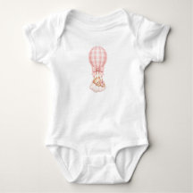 Waterverf Teddybeer Heet Luchtballon Baby Shower