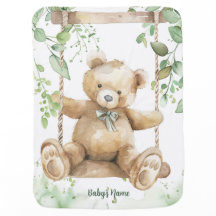 Waterverf Teddybeer Tinten Groen