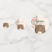 waterverf teddybeer verjaardag confetti (Voorkanten)