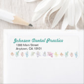 Waterverf Teeth Etiket (Insitu)