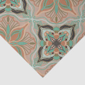 Waterverf Tegel Marokkaanse pasta Floral Tissuepapier (Detail)