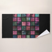 Waterverf, tegels badhanddoek (Badhanddoek)