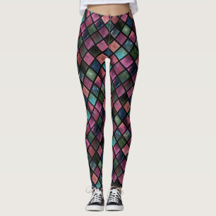 Waterverf, tegels leggings