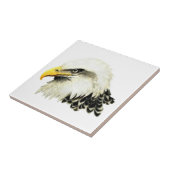 Waterverf tegen de vogelgriep tegeltje (Zijkant)