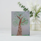 Waterverf tekenen briefkaart (Staand voorkant)