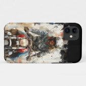 Waterverf tekening MotoBikers Case-Mate iPhone Case (Achterkant (horizontaal))