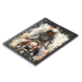 Waterverf tekening MotoBikers Notitieboek (Linkerzijde)