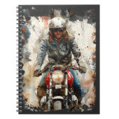 Waterverf tekening MotoBikers Notitieboek (Voorkant)