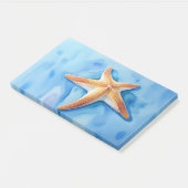 Waterverf Tekening van Starfish Post-it® Notes (Schuin)