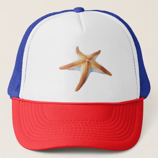 Waterverf Tekening van Starfish Trucker Pet (Voorkant)