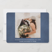 Waterverf Telluride Co Bruiloft Ski Save the Date Kaart (Achterkant)