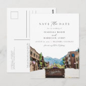 Waterverf Telluride Colorado Ski Mountain Skyline Briefkaart (Voorkant / Achterkant)